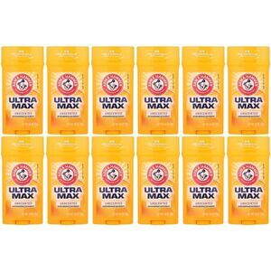 12-PACK Arm & Hammer Ultramax Deodorant Unscented 2.6 oz